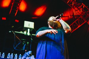 Action Bronson performs at Air + Style, held at EXPO Park at the Coliseum in Los Angeles, CA, USA on 20 February, 2016.