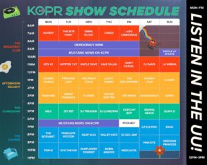 KCPR Spring 2024 schedule